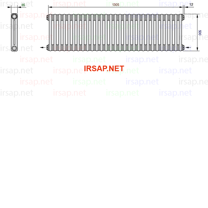 Радиатор IRSAP Tesi 20500/29 T08 CL 01